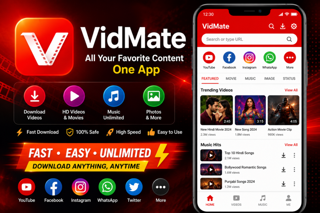 VidMate YouTube video downloader